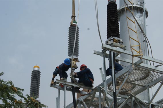 110kv電纜頭安裝